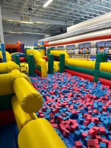Foam pit, Snowy fun