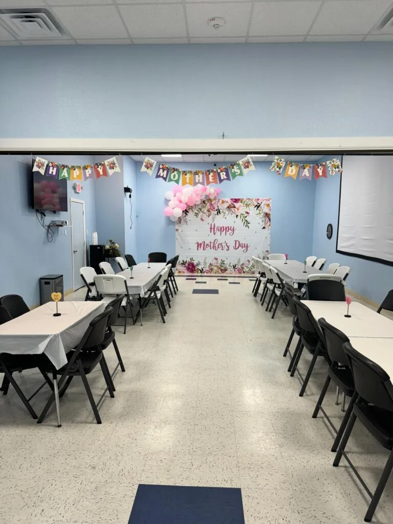 Event rental snowy fun