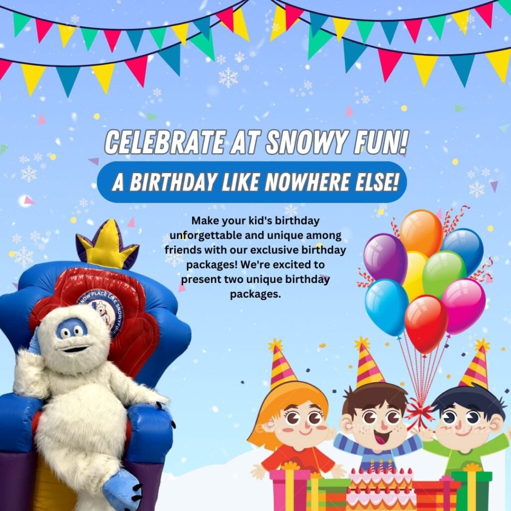 Snowy fun party packages - Snowy Fun