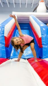 Inflatable Arena With Toddler Area