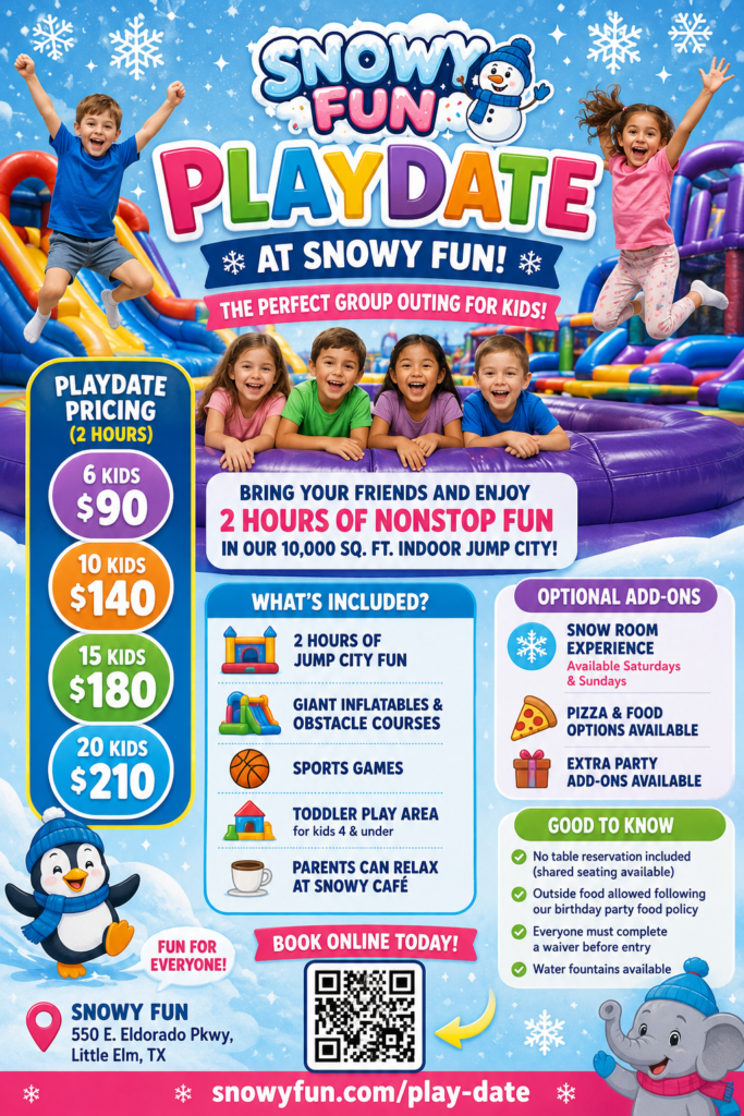 ❄️ PLAYDATE AT SNOWY FUN! ❄️
