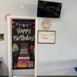 SNowy Fun PArty room with TV (1)